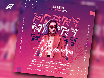 DJ Club Flyer Template