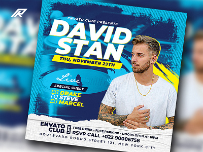 DJ Club Flyer Template