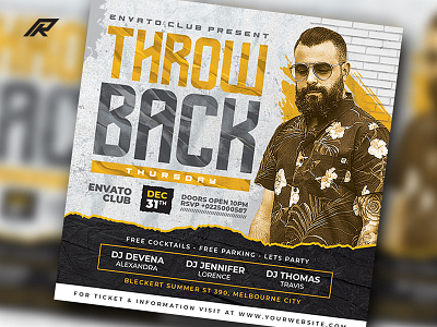 DJ Club Flyer Template