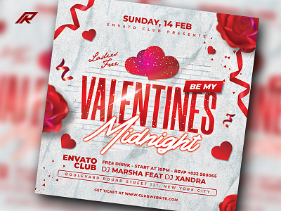 Valentines Day Party Flyer