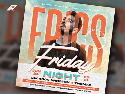 Night Club Flyer advertising artist birthday brochure celebration club concert dj club dj flyer flyer ladies night flyer lounge modern music night club flyer party print summer template throwback