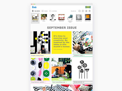 IKEA Family Live art direction design product design responsive design ui ux