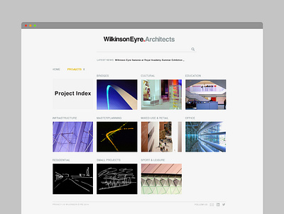 Wilkinson Eyre Architects *pitch art direction design product design responsive design ui ux