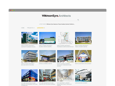 Wilkinson Eyre Architects *pitch art direction design product design responsive design ui ux