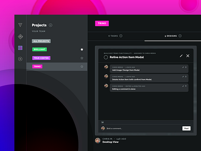 Trino – Task manager for design teams