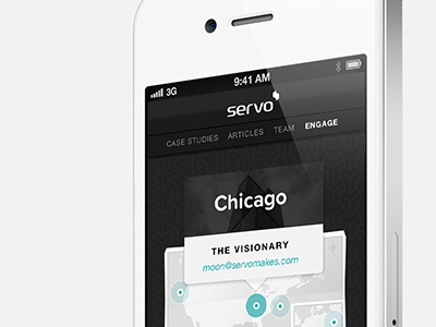 Servo Responsive Site... black responsive teal web white