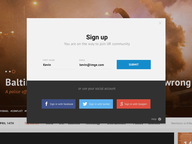 Sign Up transitions aftereffects animation gif prototype sign up transition ui