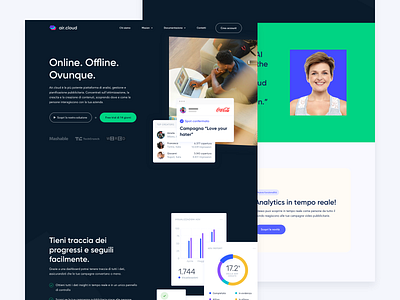 air.cloud - Landing Page Design