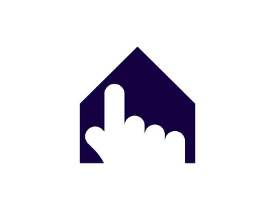 Housetouch logo branding deco decoration flat house household icon logo minimal modern monogram securiy simple touch