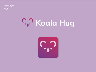 Daily UI 005 - App icon 005 app icon cute dailyui dailyuichallenge design illustration koala logo mobile app ux vector