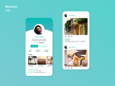 Daily UI 006 - User Profile