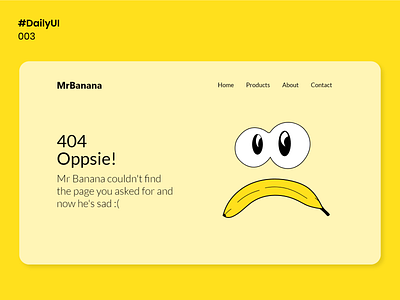 Daily UI 008 - 404 page