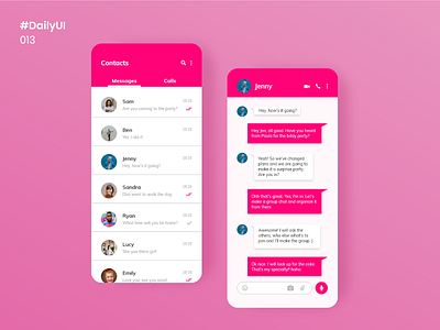 Daily UI 013 - Direct Messaging daily100challenge dailyui dailyuichallenge design direct messaging message app messaging app mobile apps ui ui design uidesign uiux