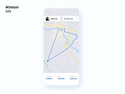 Daily UI 020 - Location Tracker