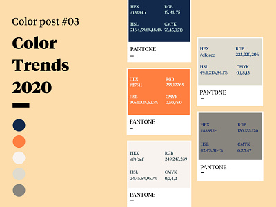 Color Trends #03 color swatch colorpallet colors customtheme design uiux