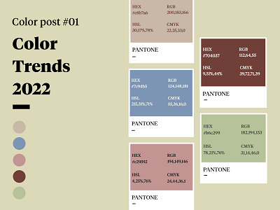 Color Trends #01 '22