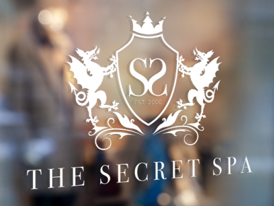 The Secret Spa branding design logo