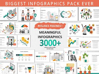 Biggest Infographic Templates Pack!! Includes Freebies!