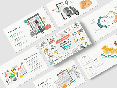 Meaningful Infographics PowerPoint Template! business creative freebies infographic infographics investment pitch deck powerpoint presentation real estate slides