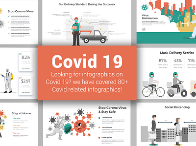 80+ Covid Infographics Includes Freebies! corona covid 19 creative freebies infographic infographics investment powerpoint presentation slides