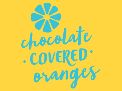 chocolate covered oranges design