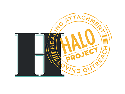HALO Project branding childrens psychiatrist halo halo project identity logo stamp