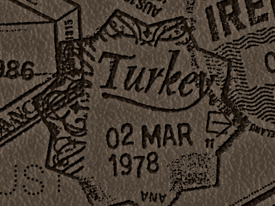 Turkey leather passport passport stamp stamp travel turkey
