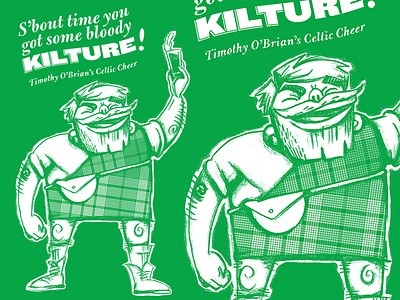 Kilture! apparel band tee celtic celtic band featured friend illustration irish kilt kilture scottish