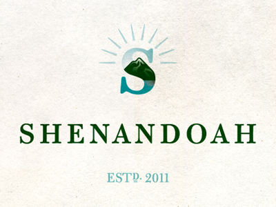 Shenandoah Logo logo mountain s shenandoah