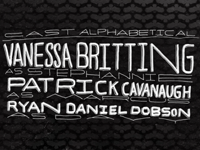 Prattle Cast Alphabetical hand drawn title credits typography