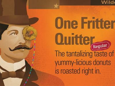 PARKS & Co.FFEE flavor seal, One Fritter Quitter