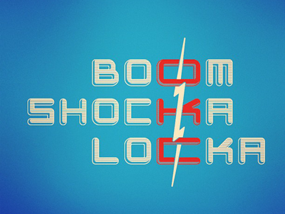 Boomtype basketball boom shocka locka champs lightning nba okc oklahoma city typography