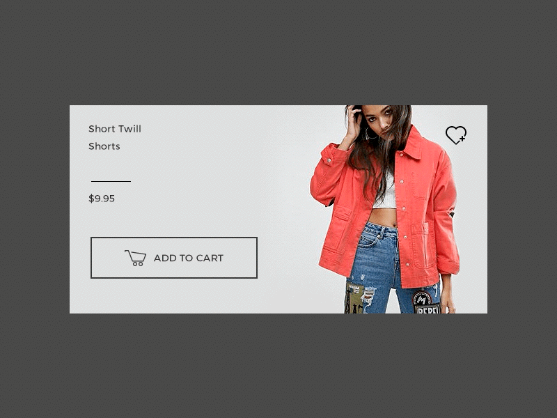 Card product animation clean ecommerce fashion gif minimal principle product shop simple ui