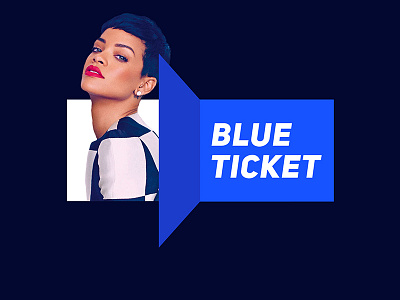 Blueticket Container blue blueticket container dynamic logo music rihanna system ticket uni sans weknowyou wky