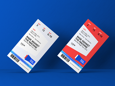 Bueticket Ticket branding concert festival identity music tickets uni sans