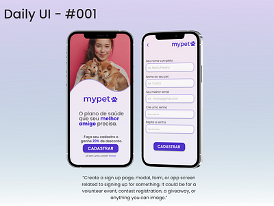 DailyUI - #001 - Sign Up