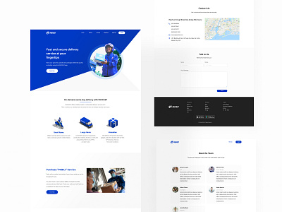 Website Design for Pacfast illustration ios material design ui ui design uianimation uidesign ux ux design uxdesign