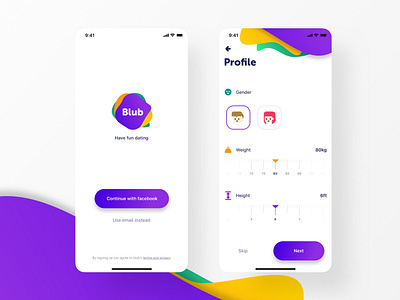 Early Concept for a Dating App ui uidesign ux uxdesign