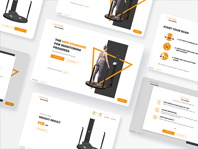 Web App Design for Fit 3D illustration ui uianimation uidesign ux ux design uxdesign
