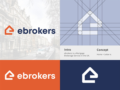 ebrokers logo design