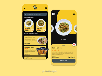 Design Mobile App for Dapur Mama Store app design food food store mobile app store ui ux