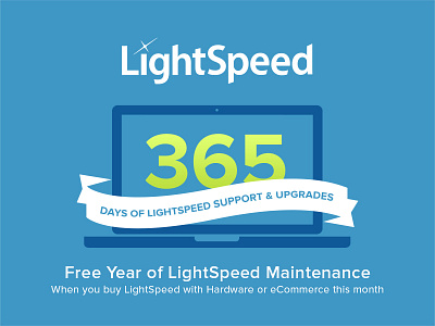 LightSpeed Promo Variant 365 banner flat lightspeed mac