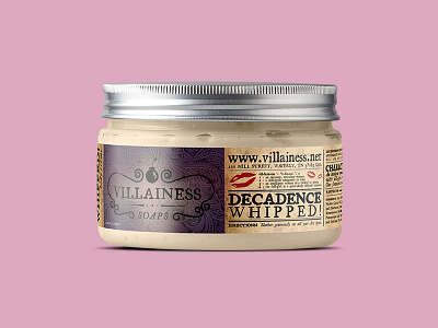 Villainess Soaps Product Packaging