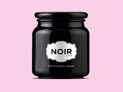 Noir by Brady bath beauty brand branding identity logo logotype luxury packaging product