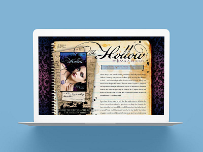 Jessica Verday Young Adult Author Website Design