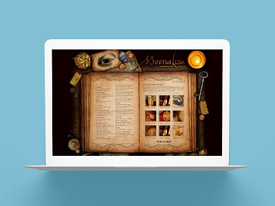 MoonaLisa Alternative eCommerce Website Design alchemy bath beauty body desktop ecommerce magic occult retail spiritual web site website