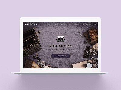 KiraButler.com 2.0 Young Adult Author Website Design