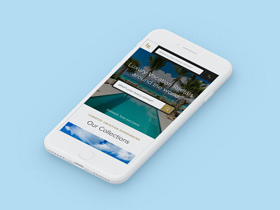 Luxury Retreats W3 Mobile Website