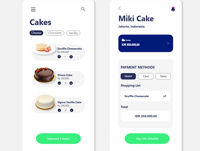Bakery App app ui ui design uiux uxdesign