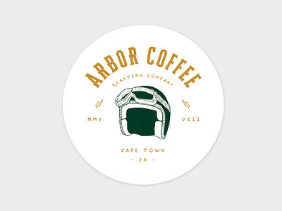 Arbor Coffee Co. Boxcar Series Coaster branding cafe racer coffee